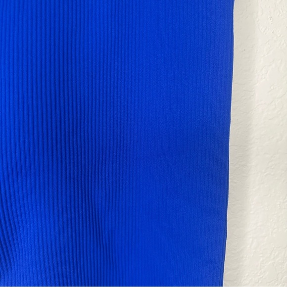 Women’s Cobalt Blue Ribbed Leggings XL (No Brand) - Picture 3 of 4